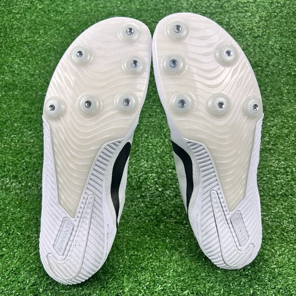 Nike Zoom Rival Sprint Track Shoes Men's 10 White Black Cleat Spikes‎ DC8753-100 - Picture 15 of 17